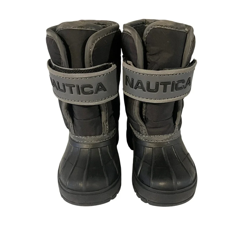 Nautica‎ Albermarle 2 Toddler Sz 6 Black and Grey Winter Boots